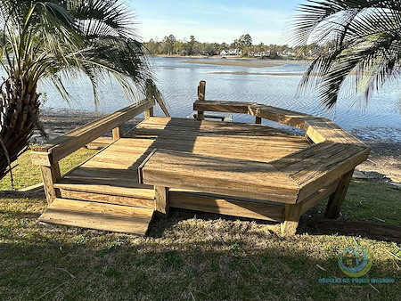 Best ways to clean a wood dock without damaging it